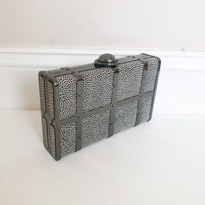 [Henri Bendel] Caged Minaudiere